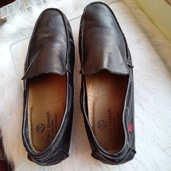 Marc Joseph Slip-on Black Leather Shoes Made in Brazil Men Size 11.5 main image 4